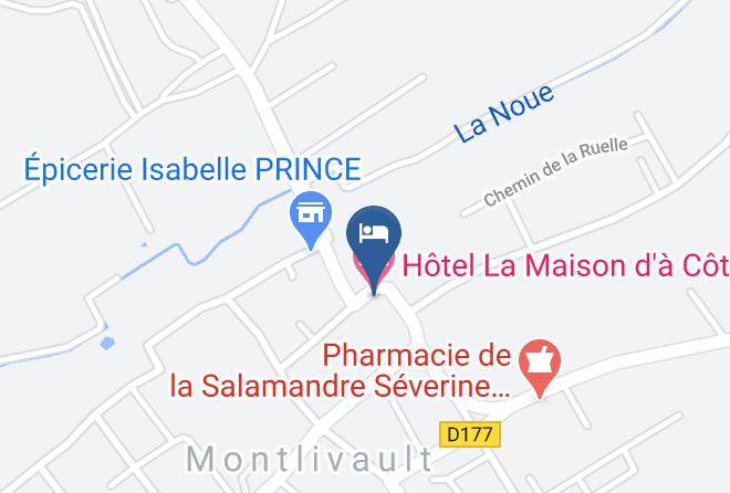 Loir Et Cher - Hotel La Maison D'a Cote Maps