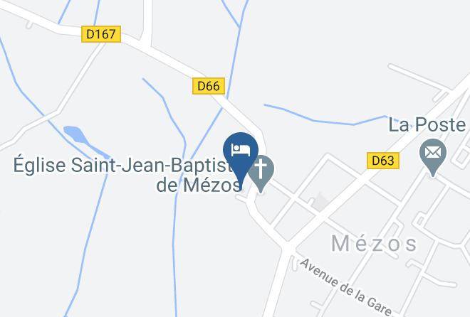 Landes - Maison De Mezos Maps