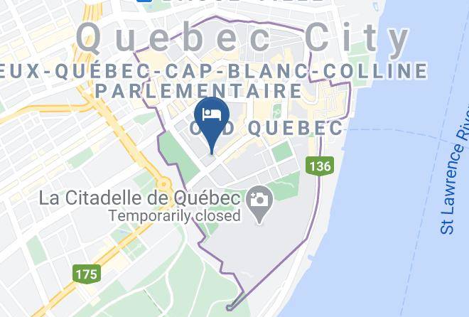 Capitale Nationale - Hotel La Maison Demers Maps