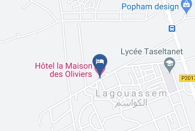 Marrakesh - Hotel La Maison Des Oliviers Maps