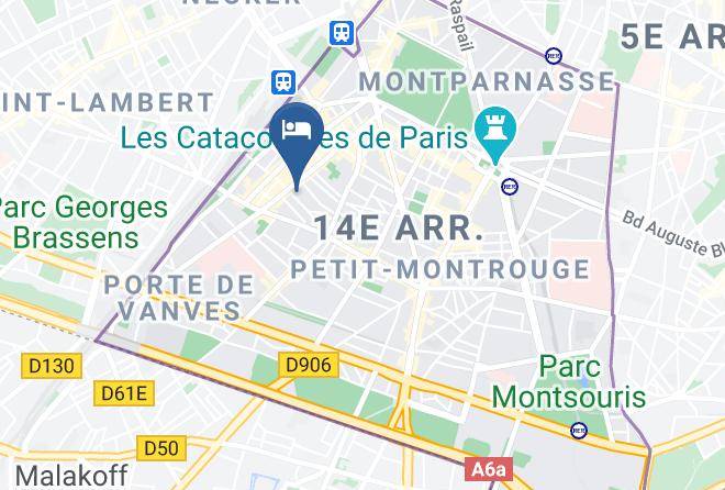 Paris - Hotel La Maison Montparnasse Maps