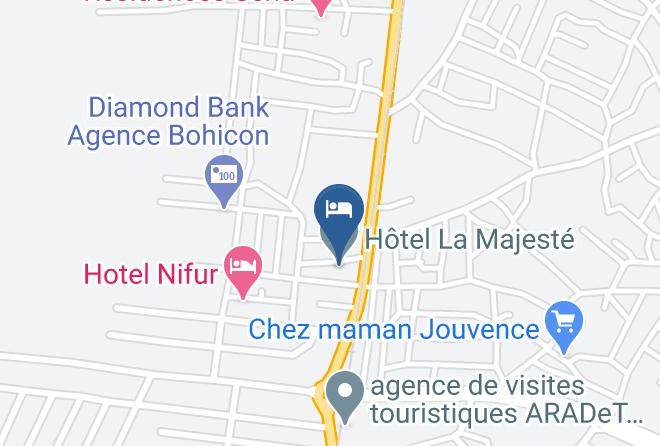Bohicon - Hotel La Majeste Maps