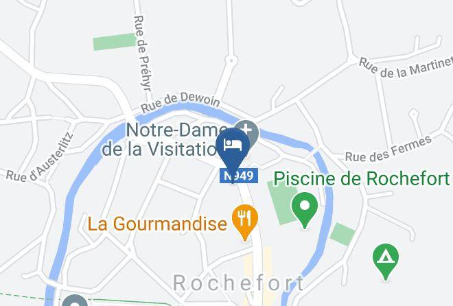 Namur - Hotel La Malle Poste A Rochefort Maps