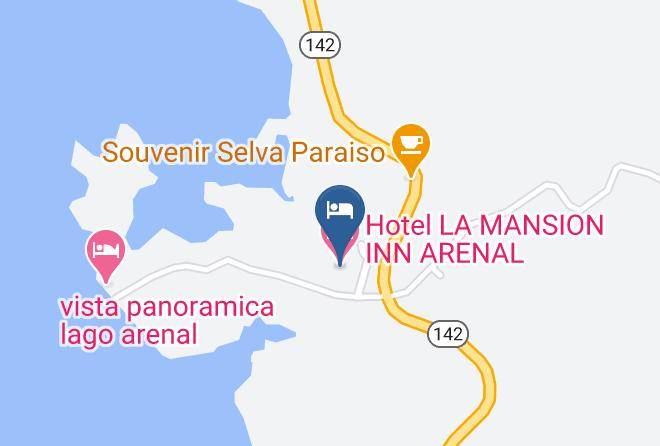 Tilaran - Hotel La Mansion Inn Arenal Maps