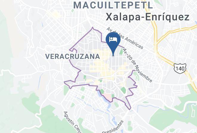 Xalapa - Hotel La Mansion Maps