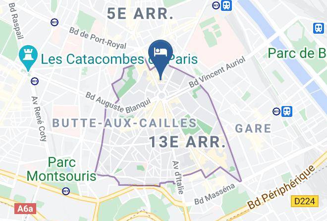 Paris - Hotel La Manufacture Maps