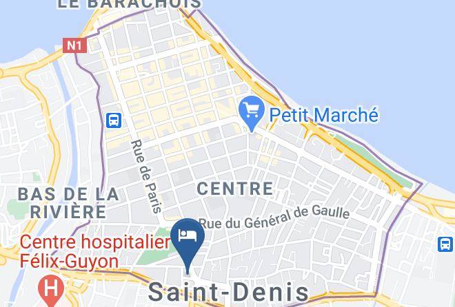 Saint Denis - Hotel La Marianne Maps