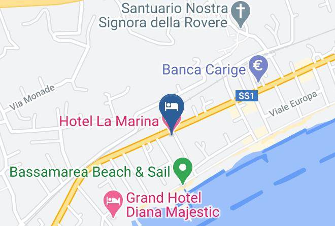 Imperia - Hotel La Marina Maps