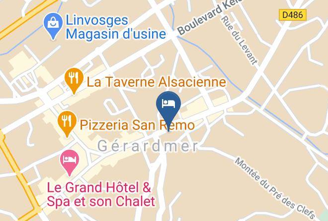 Vosges - Hotel La Marmotte Gerardmer Maps