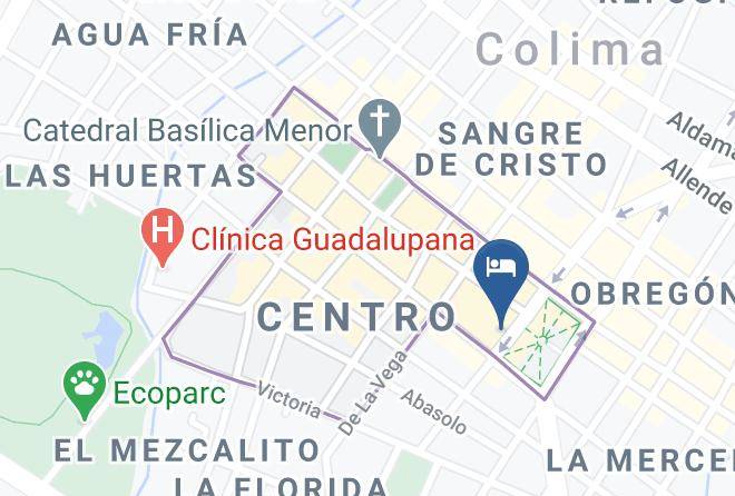Colima Ima Centro - Hotel La Merced Maps