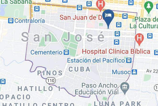 San Jose - Hotel La Merced Maps