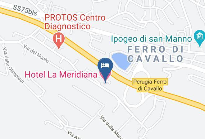 Hotel La Meridiana Map