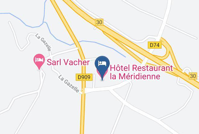 Hotel Restaurant La Meridienne Map