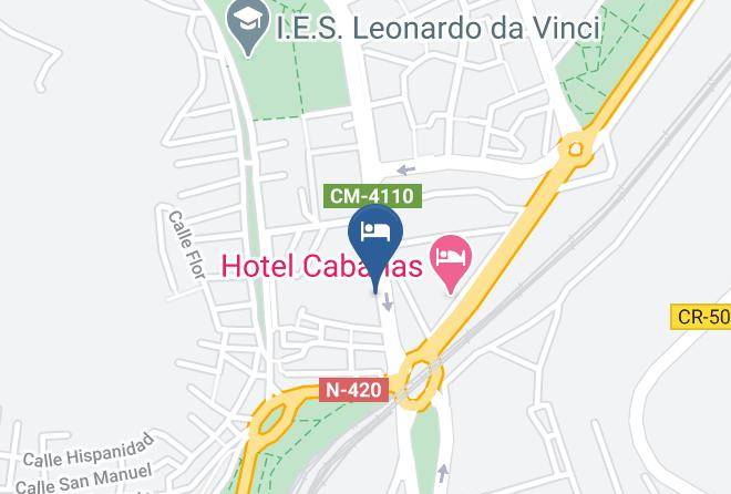 Ciudad Real - Hotel La Mina Maps