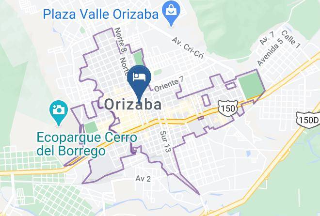 Orizaba - Hotel La Miniatura Maps