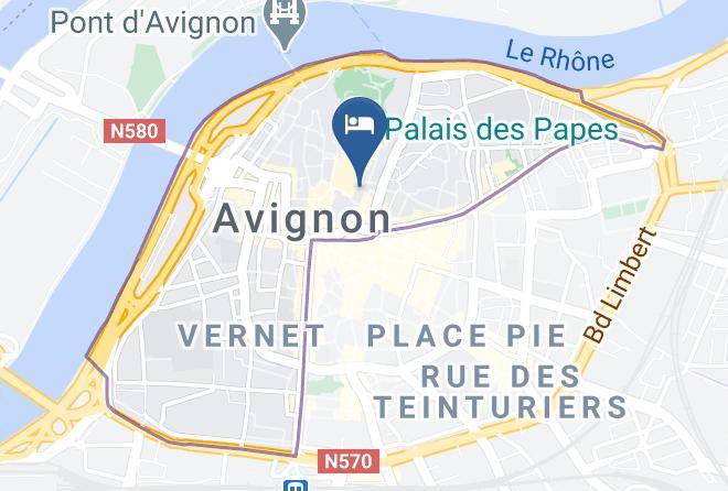Vaucluse - Le Restaurant La Mirande Maps