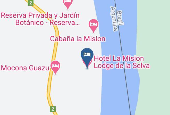 Guarani - Hotel La Mision Lodge De La Selva Maps