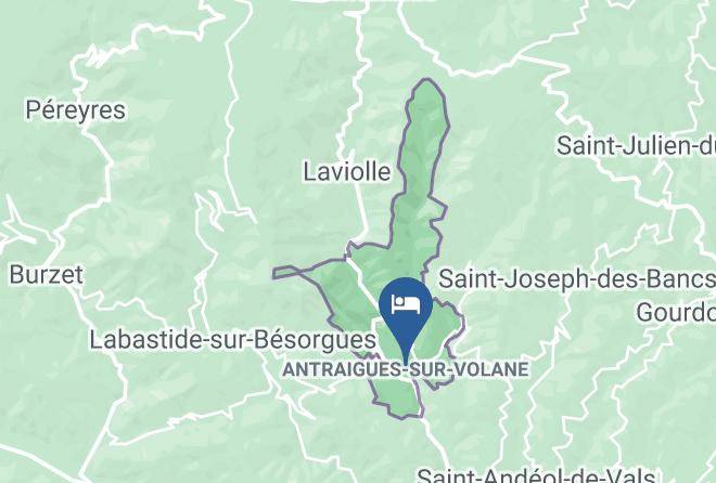 Ardeche - Hotel La Montagne Maps