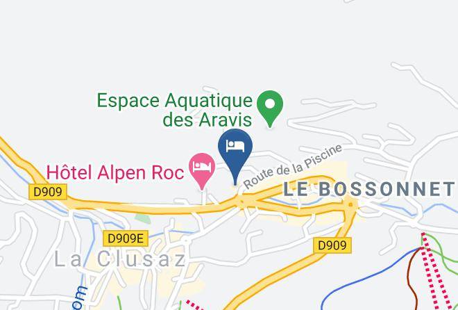 Haute Savoie - Hotel La Montagne Maps