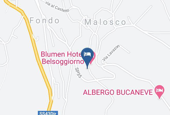 Trento - Hotel La Montanina Maps