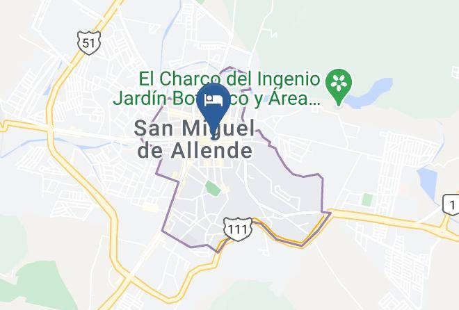 San Miguel De Allende - Hotel La Morada Maps