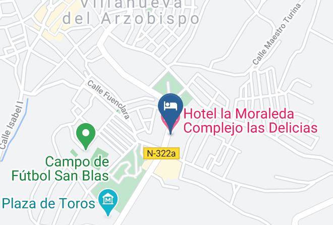 Jaen - Hotel La Moraleda Complejo Las Delicias Maps