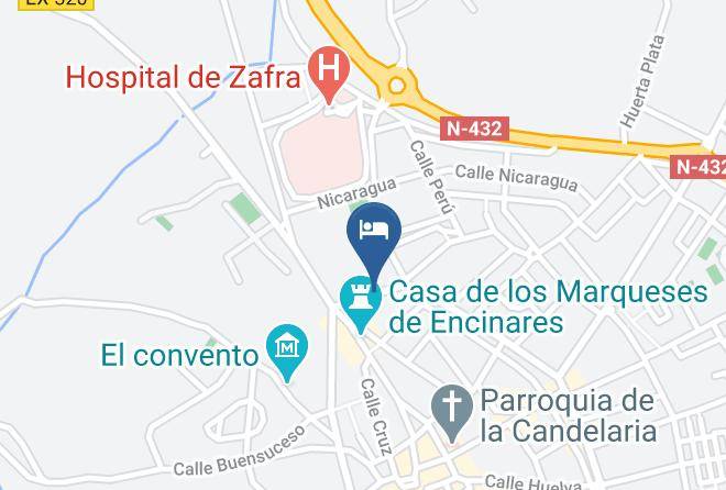 Badajoz - Hotel La Muralla Maps