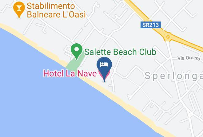 Latina - Hotel La Nave Maps