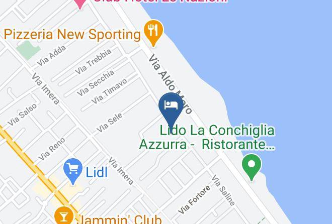 Pescara - Hotel La Ninfea Maps