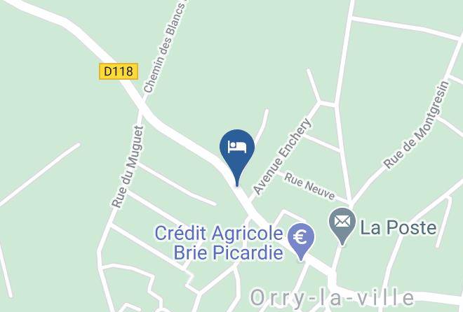 Oise - Hotel La Nonette Maps