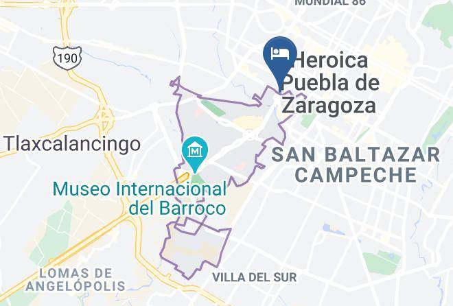 Puebla La Noria - Hotel La Noria Maps