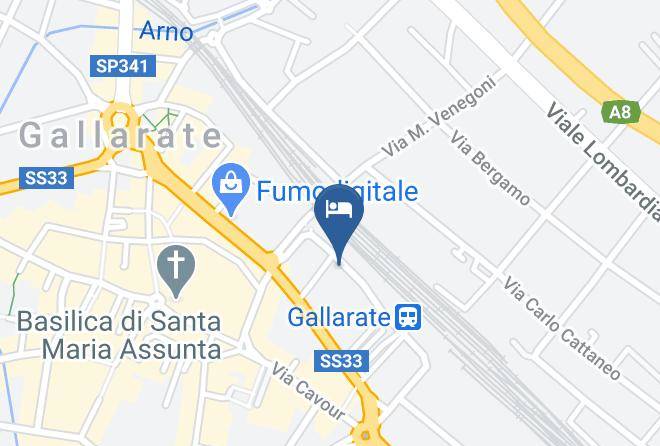 Varese - Hotel La Nuova Rotaia Maps