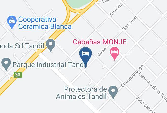 Tandil Partido - Hotel La Obra Maps