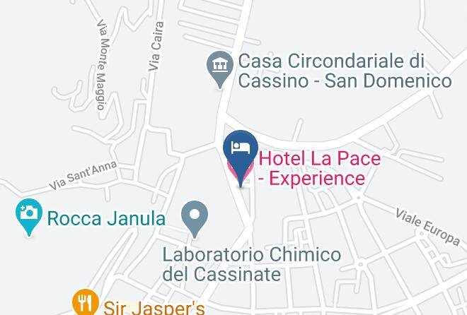 Frosinone - Hotel La Pace Experience Maps
