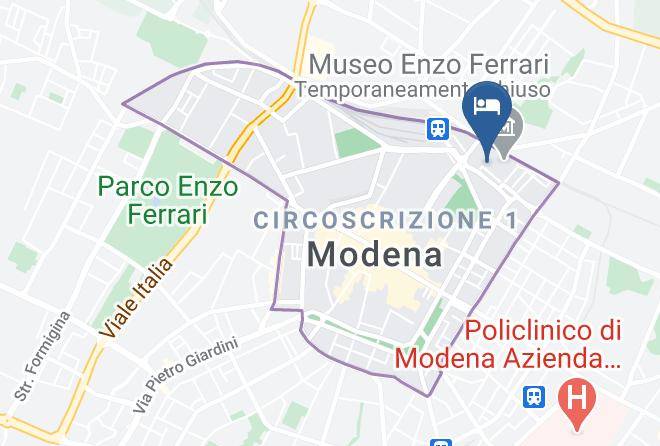 Modena - Hotel La Pace Maps