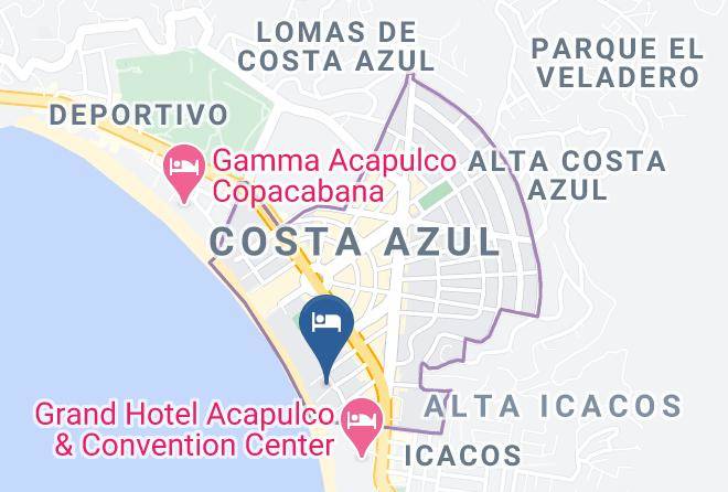 Acapulco De Juarez - Hotel La Palapa Maps