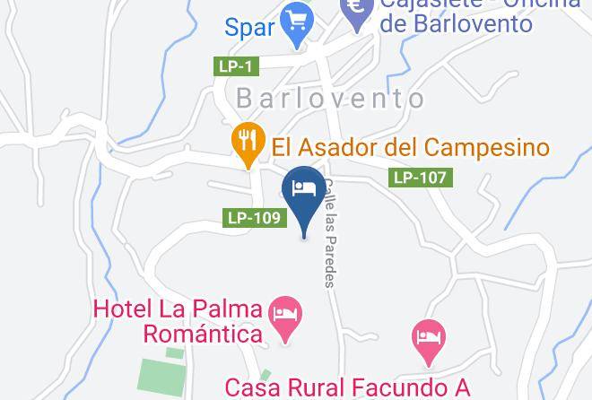 Santa Cruz De Tenerife - Hotel La Palma Romantica Maps