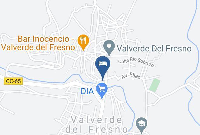 Caceres - Hotel La Palmera Maps