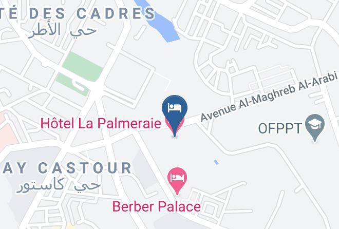 Ouarzazate - Hotel La Palmeraie Maps