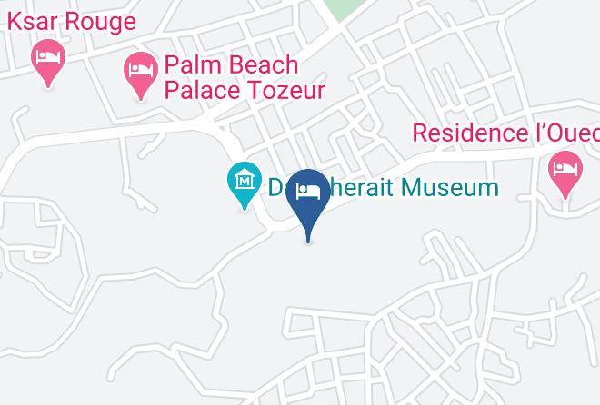 La Palmeraie Hotel & Spa Map - Tunisia