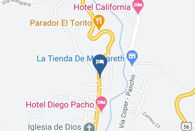 Pacho - Hotel La Palmita Maps