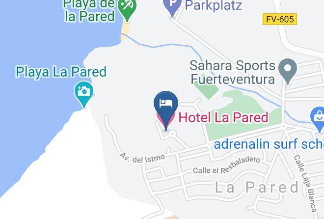 Las Palmas - Hotel La Pared Maps