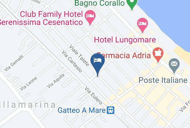 Forli - Hotel La Parigina Maps