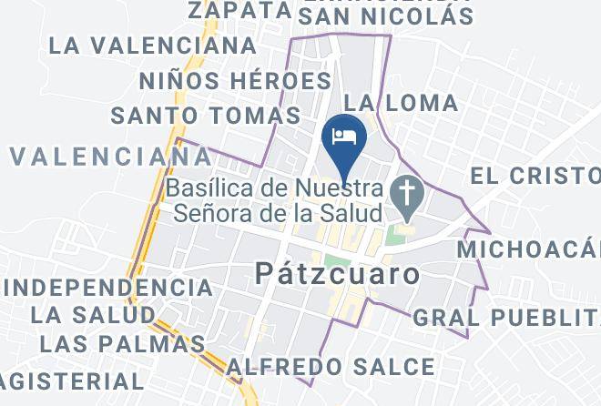 Patzcuaro - Hotel La Parroquia Maps