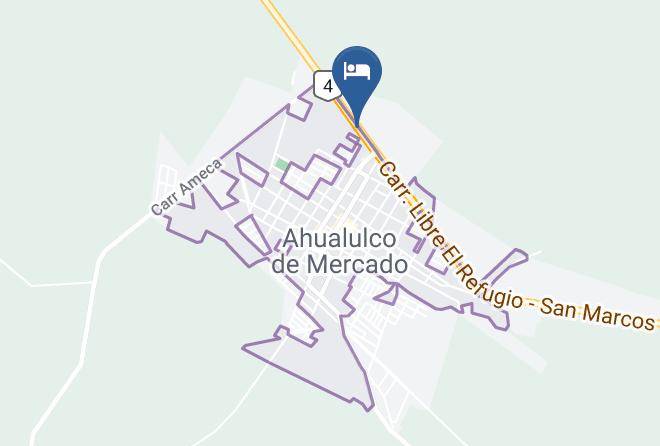 Ahualulco De Mercado - Hotel La Pasada Maps