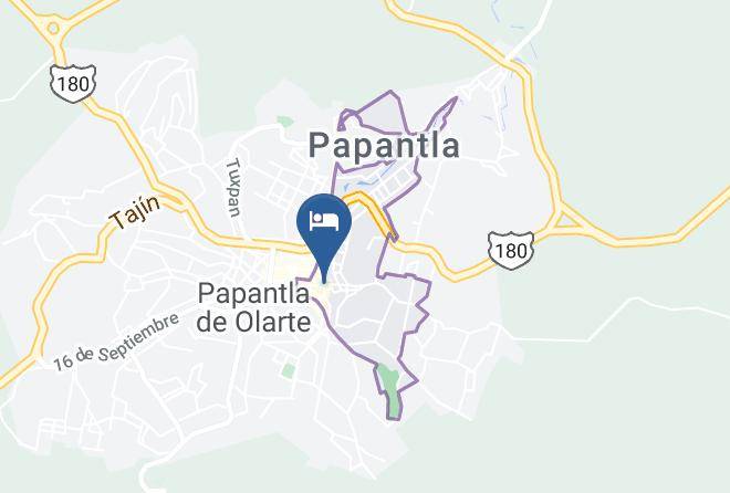 Papantla - Hotel La Pasadita Maps