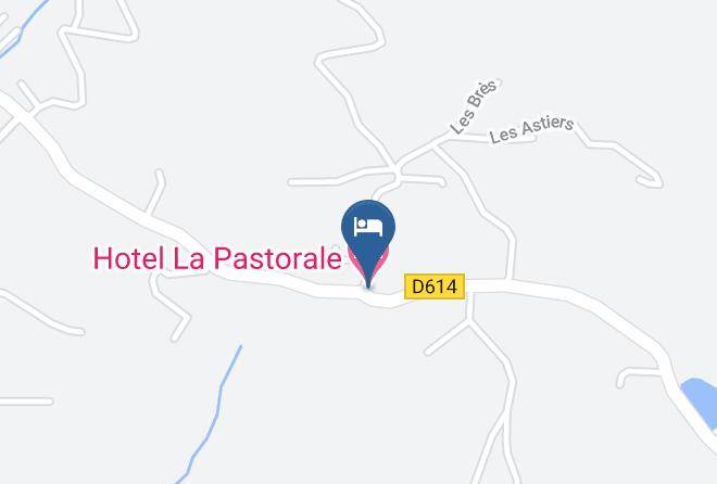 Hautes Alpes - Hotel La Pastorale Maps