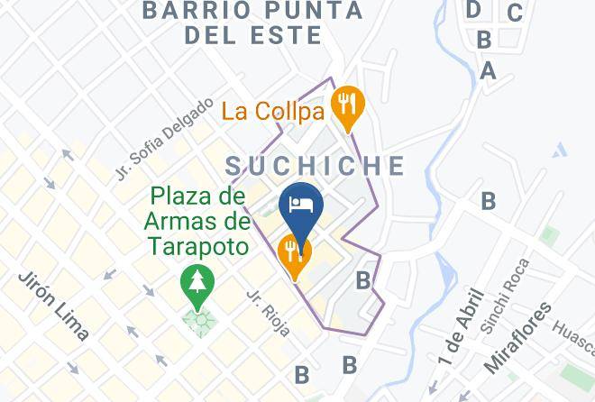 Tarapoto - La Patarashca Hotel Maps