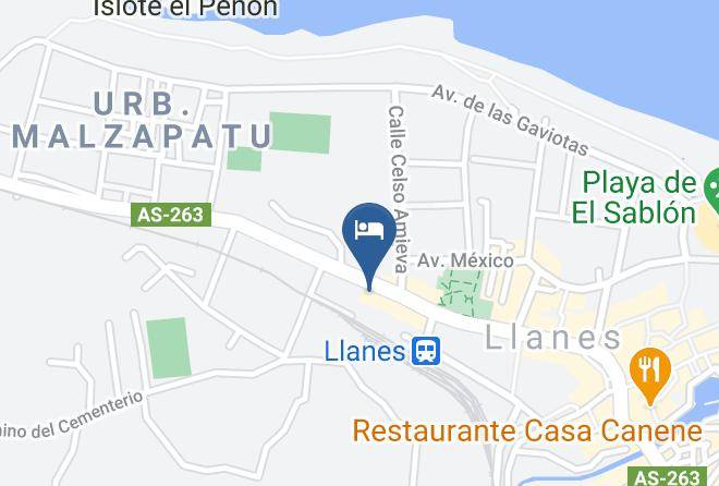Asturias - Hotel La Paz Maps