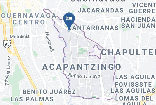 Cuernavaca - Hotel La Paz Maps